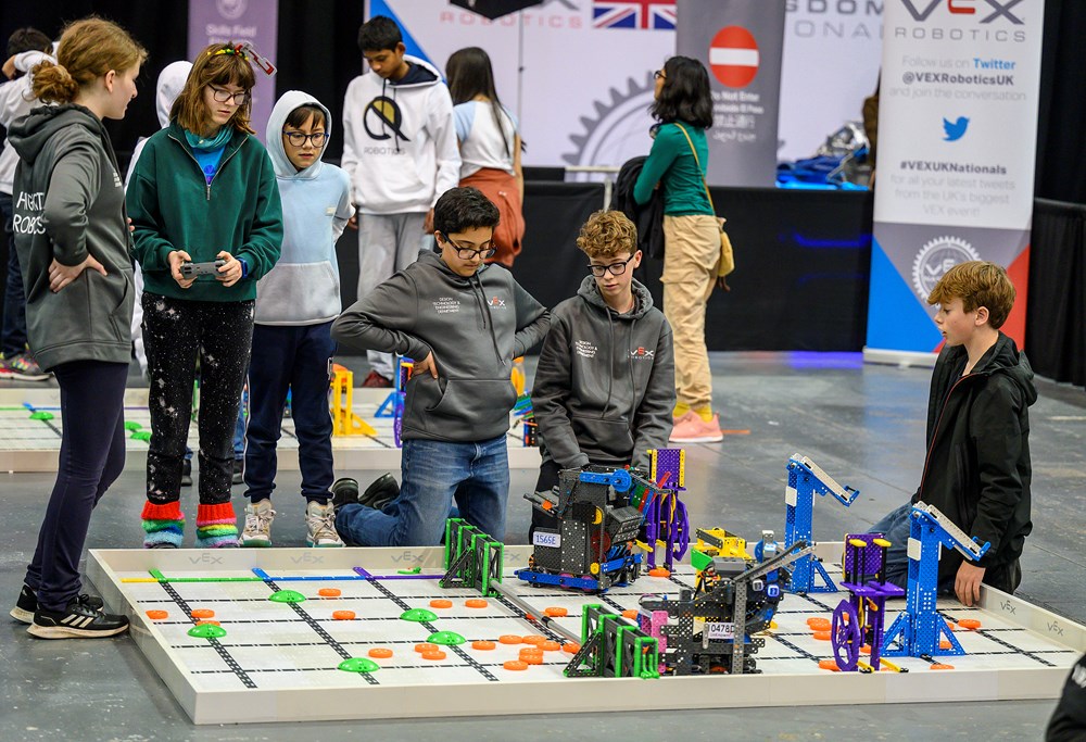 Vex IQ Robotics Competition Experiences Neon Brilliant inspiration